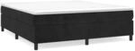 vidaXL Boxspringbett Schwarz 160x200 cm Samt1397755