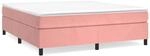 vidaXL Boxspringbett Rosa 160x200 cm Samt1397760