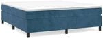vidaXL Boxspringbett Dunkelblau 160x200 cm Samt1397580