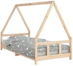vidaXL Kinderbett 90x200 cm Massivholz Kiefer 834453