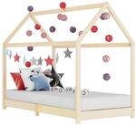 vidaXL Kinder-Bettgestell Massivholz Kiefer 90 x 200 cm 283348