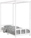 vidaXL Kinderbett Wei&szlig; 90x190 cm Massivholz Kiefer 834517
