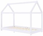 vidaXL Kinder-Bettgestell Wei&szlig; Massivholz Kiefer 80 x 160 cm 283350