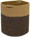 HMF 39015-31CM-81 Aufbewahrungskorb Versteckten Griffen Runder Korb Kallax 31 x...
