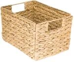 HMF 37242 Aufbewahrungskorb Faltbarer Korb Geflochten Wasserhyazinthe Seegras Gr&ouml;&szlig;e