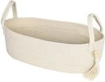HMF 39030-38CM-30 Aufbewahrungskorb Badezimmer Korb Toilettenpapier Baumwolle...