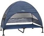 vidaXL Hochgelegtes Hundebett Marineblau 127 x 81 x 108 cm 42008223