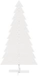 vidaXL Weihnachtsbaum zum Schm&uuml;cken Wei&szlig; 180 cm Massivholz Kiefer 858196