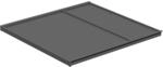 Ninka Deckelplatte Korpusbreite 500mm Korpusseitenst&auml;rke 18/19mm Kunststoff