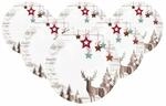 Seltmann Weiden Life Christmas Fr&uuml;hst&uuml;cksteller 22,5 cm 6er Set