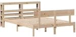 vidaXL Massivholzbett ohne Matratze 140x200 cm Kiefernholz 3305800