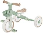 Globber Learning Trike 2in1 Plus Dreirad und Laufrad f&uuml;r Kinder 8/7 Zoll TPR-Sattel