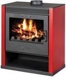 Victoria Kaminofen Rubin Rot mit 13 kW