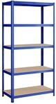 Songmics Lagerregal 50 cm x 100 cm x 200 cm Blau