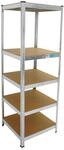 TRUTZHOLM Schwerlastregal 180x60x60cm 875 kg 5 B&ouml;den Regal