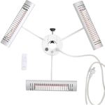 Vasner Schirm-Heizstrahler Umbrella X30 3 Stk. f&uuml;r Stangen-&Oslash; 40 - 80 mm Silber