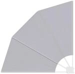 vidaXL Balkon Sichtschutz Grau 115 x 115 cm Polyester 42000941