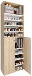 VCM Schuhschrank Lona Sonoma-Eiche