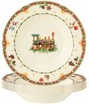 Seltmann Weiden Marieluise Weihnachtsnostalgie Suppenteller 23 cm 6er Set