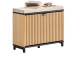 SoBuy Schuhbank mit Sitzfl&auml;che Schuhregal Sitzbank f&uuml;r Flur 60x50x24cm...