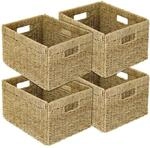 HMF 37049-S4 Aufbewahrungskorb Korb Seegras Billy 35 x 25 x 20 cm