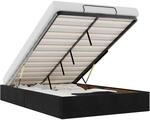 vidaXL Ottoman-Bett ohne Matratze Schwarz 120x190 cm Samt 3310951