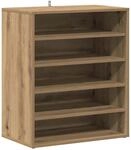 vidaXL Schuhregal Artisan-Eiche 60x35x70 cm Holzwerkstoff 856701