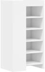 vidaXL Schuhschrank Wei&szlig; 52x37,5x100 cm Holzwerkstoff 848444