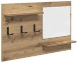 vidaXL Wandmontierter Nachttisch Artisan-Eiche 90 x 10 x 50 cm 874522