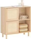 SoBuy Sideboard Kommode K&uuml;chenschrank Flurschrank Lowboard Natur FSB87-N