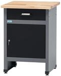 K&uuml;pper Werkbank Eint&uuml;rig mit 1 Schublade 84 x 60 x 60 cm Schwarz-Hellgrau