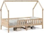 vidaXL Kinderbett 90x200 cm Massivholz Kiefer2098369