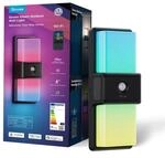 Govee Au&szlig;enwandleuchte Smart RGBIC 1500,m Schwarz