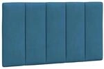 vidaXL Kopfteil-Kissen Hanko Blau 80 cm Samt 374647