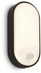 Briloner LED Wandleuchte Bewegungsmelder IP65 Schwarz