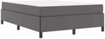vidaXL Bettrahmen mit Matratze Grau 160 x 200 cm Stoff 3399012