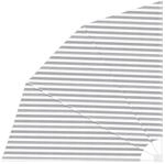 vidaXL Balkon Sichtschutz Anthrazit und Wei&szlig; 210 x 210 cm Polyester 42000940