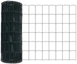 vidaXL Eurozaun Gr&uuml;n 0,8 x 25 m PVC-beschichtetes Eisen 42004396