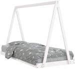 vidaXL Kinderbett Wei&szlig; 90x200 cm Massivholz Kiefer 834538