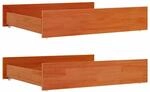 vidaXL Bettschubladen 2 Stk Wachsbraun Massivholz Kiefer 847168