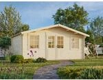 Palmako Gartenhaus Klara 484 x 360 cm Lackiert Dunkelgrau-Wei&szlig; FSC&reg;
