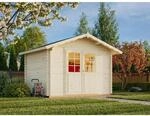 Palmako Gartenhaus Vivian 300 x 240 cm Lackiert Grau-Anthrazit FSC&reg;