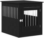 vidaXL Hundebox M&ouml;bel Schwarze Eiche 64,5x80x71 cm Holzwerkstoff 862177