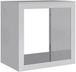vidaXL Brennholzregal 60x40x60 cm Verzinkter Stahl 851008