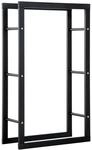 HOMCOM Kaminholzregal 60 x 25 x 100 cm f&uuml;r Innen und Au&szlig;en