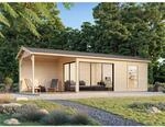 Palmako Gartenhaus Amanda Slide Plus 873 x 300 cm Naturbelassen FSC&reg;