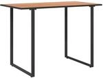vidaXL Gartentisch Braun 100 x 55 x 70 cm Stahl und DPC 42007552