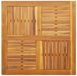 vidaXL Tischplatte 90x90x2,2 cm Quadratisch Massivholz Akazie 4004257