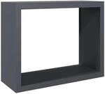 vidaXL Brennholzregal Anthrazit 100x40x80 cm Stahl 850977