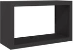 vidaXL Brennholzregal Schwarz 100x40x60 cm Stahl 850982